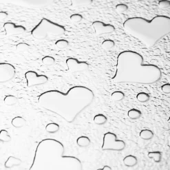 Platte HEART 34 cm mit Herzoptic