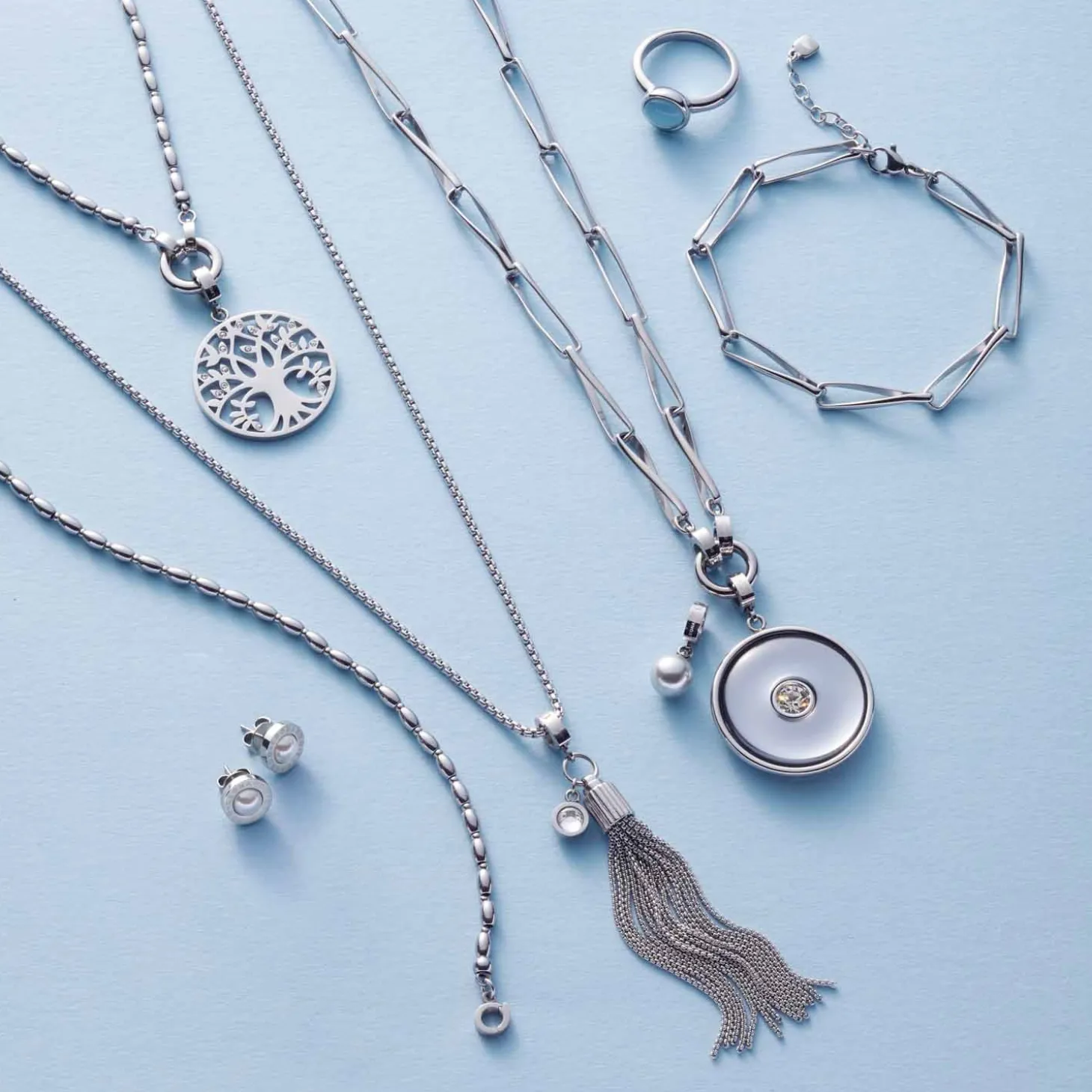 Ring Bea 20 grau blau