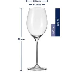 Rotweinglas CHEERS 520 ml mit persönlicher Gravur