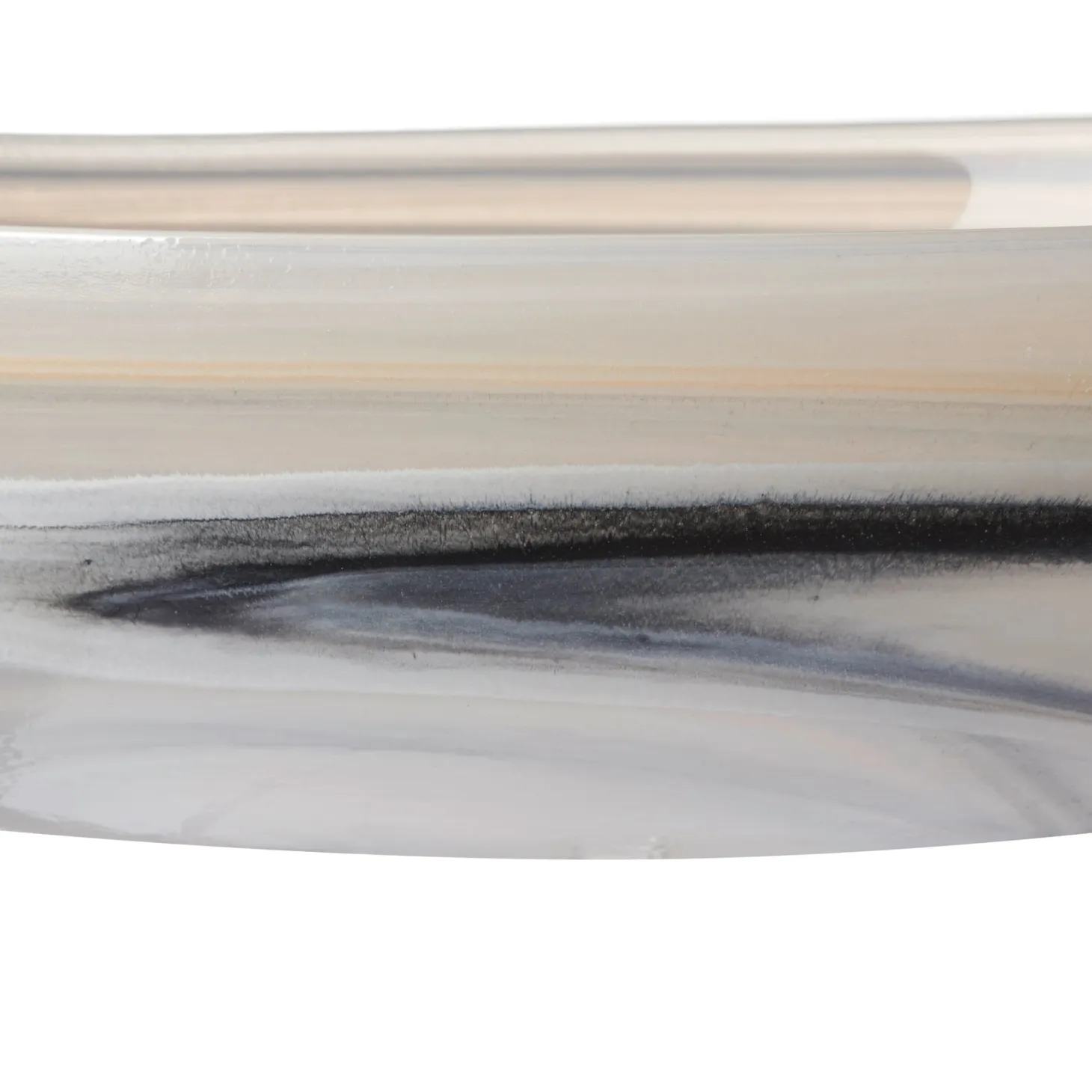 Schale ALABASTRO 32 cm beige oval