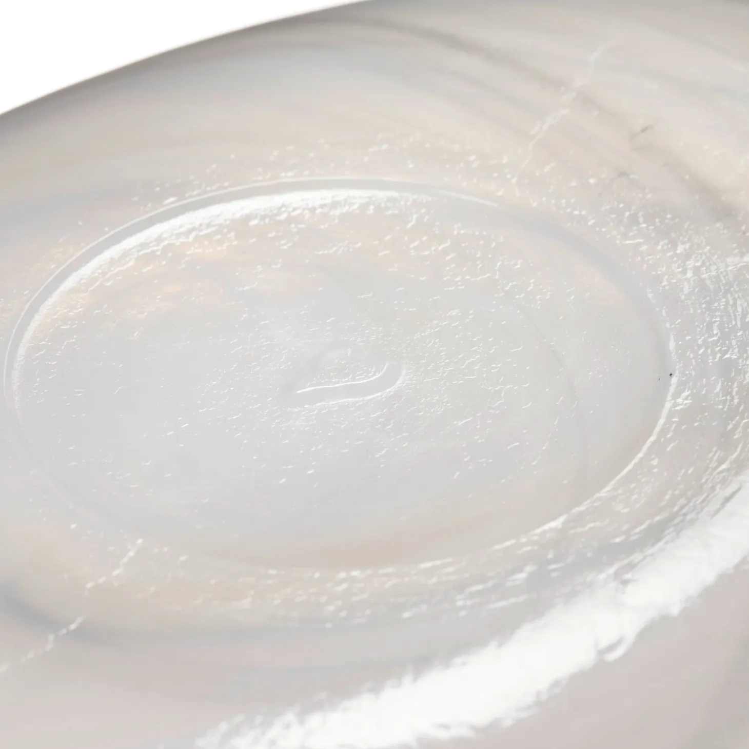 Schale ALABASTRO 32 cm beige oval