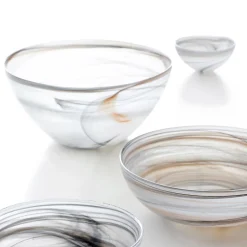 Schale ALABASTRO 28 cm beige