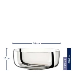 Schale ALVEO 26 cm taupe