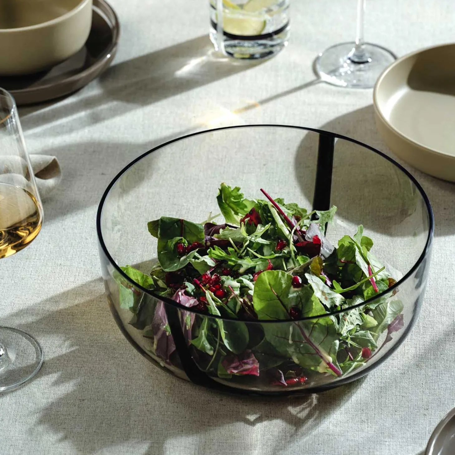 Schale ALVEO 26 cm taupe