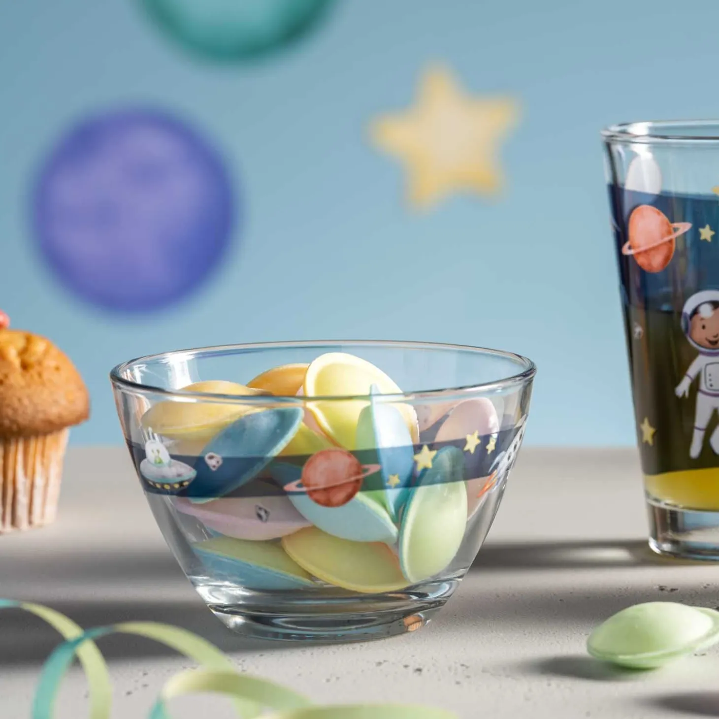 Schale BAMBINI AVVENTURA 12 cm Weltall