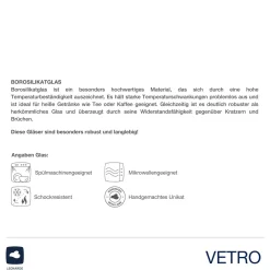 Schale VETRO 9 cm 2er-Set + 2 Eislöffel