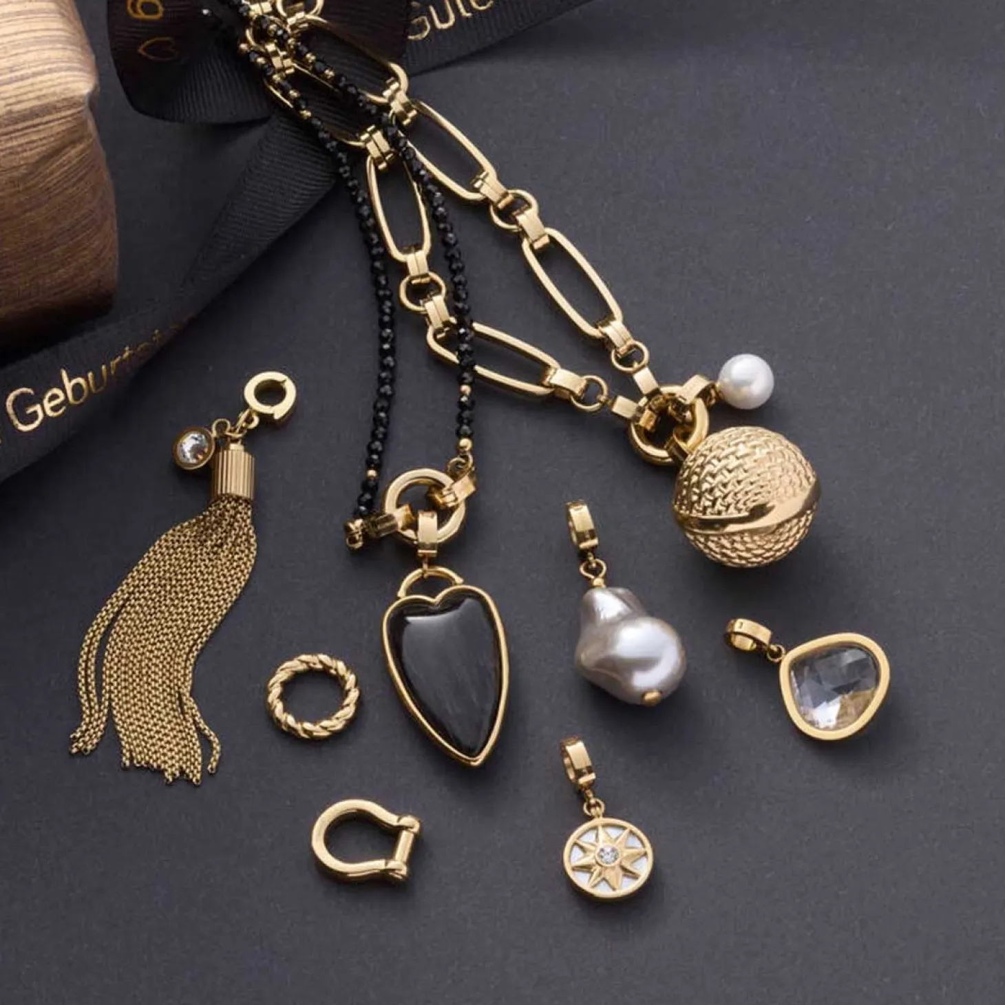 Schäkel LENI Clip & Mix gold