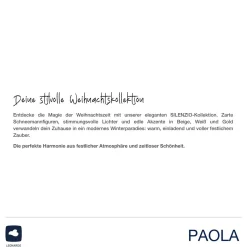 Schneemann PAOLA 12 cm