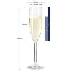 Sektglas DAILY 200 ml mit persönlicher Gravur