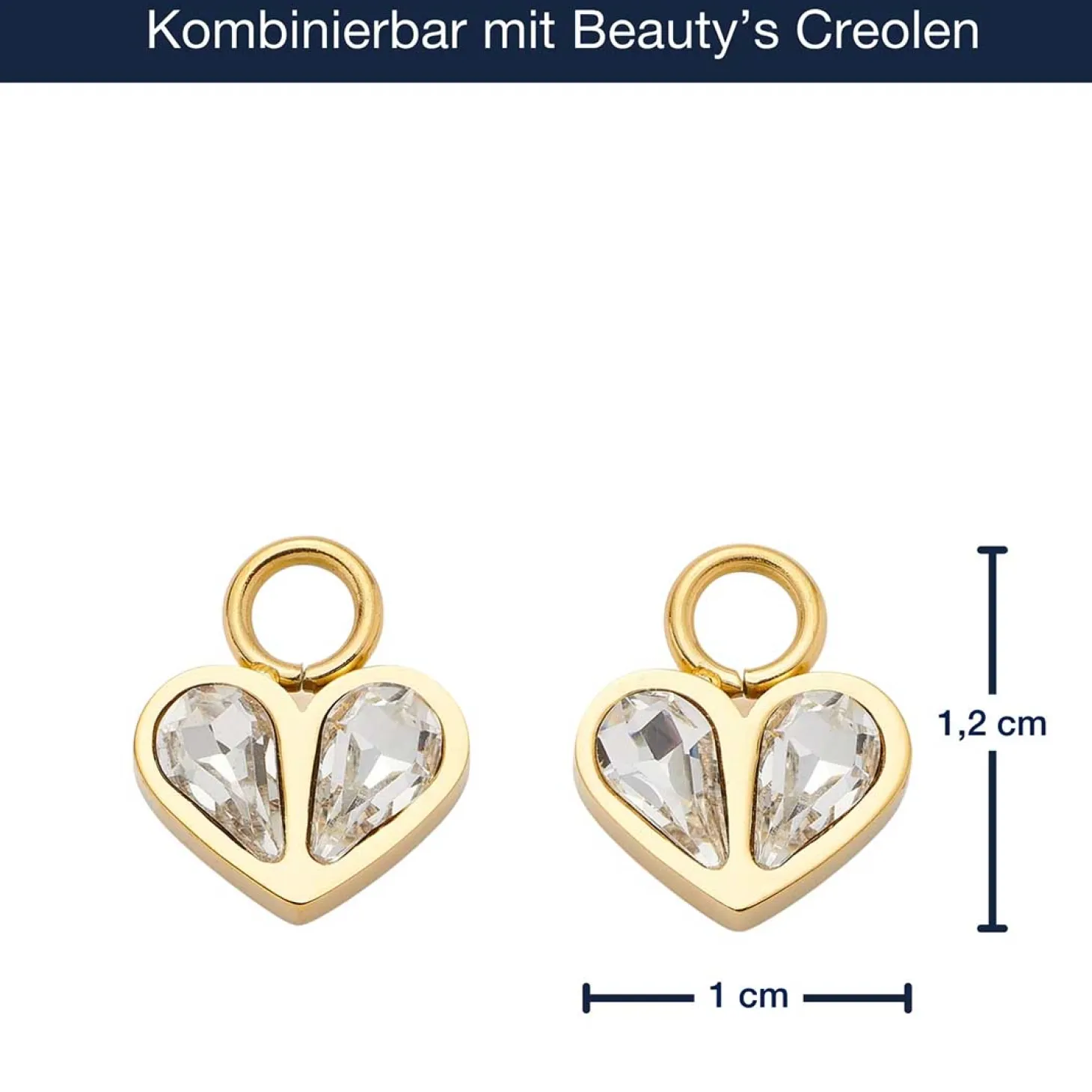 Set/2 Anhänger INES gold Beauty's