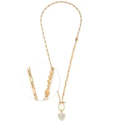 Set Halskette KAREEN 69 cm gold Clip & Mix