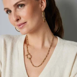 Set Halskette KAREEN 69 cm gold Clip & Mix