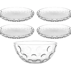 Set Schale/Teller CUCINA OPTIC 5-teilig