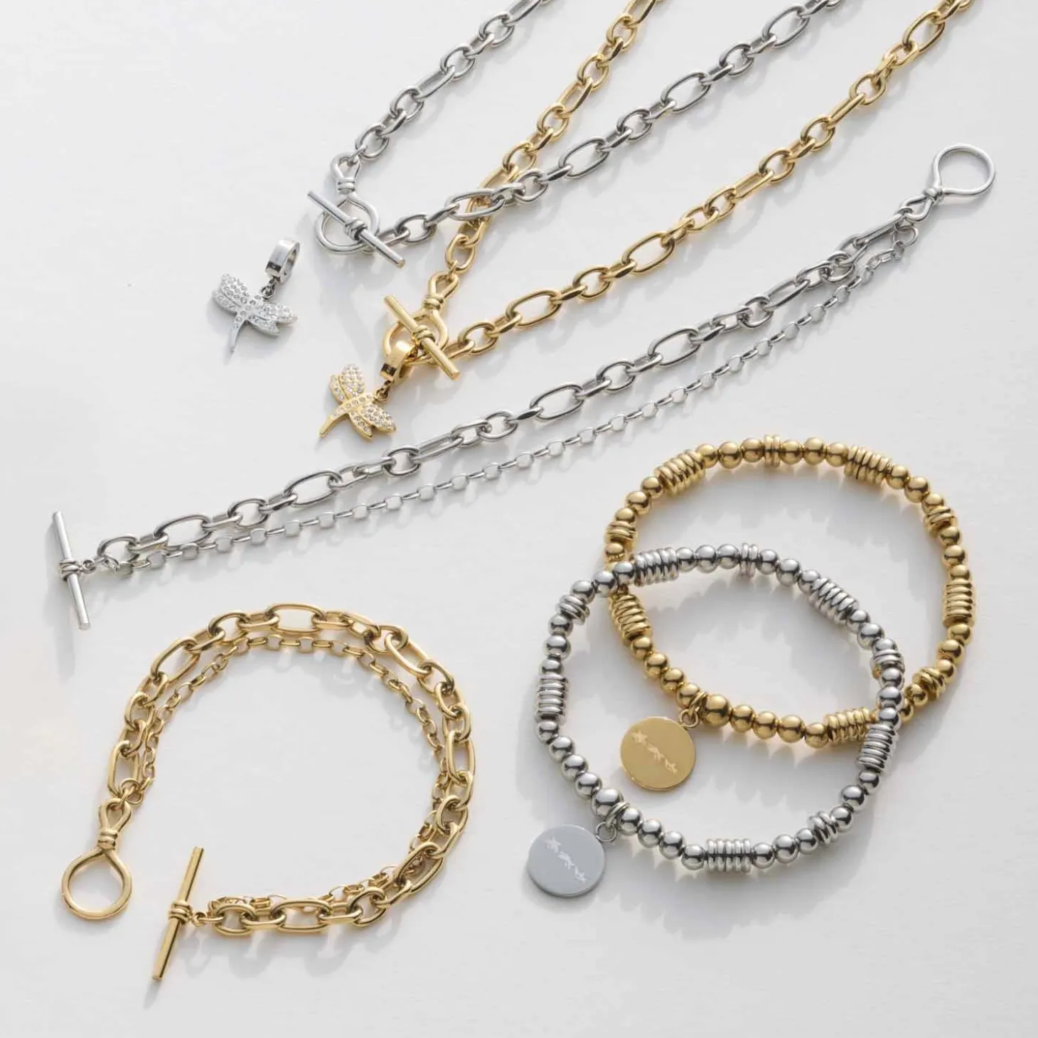 Stretch Armband ELISABETH gold