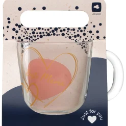 Tasse EMOZIONE 400 ml apricot 'Beste Mama'