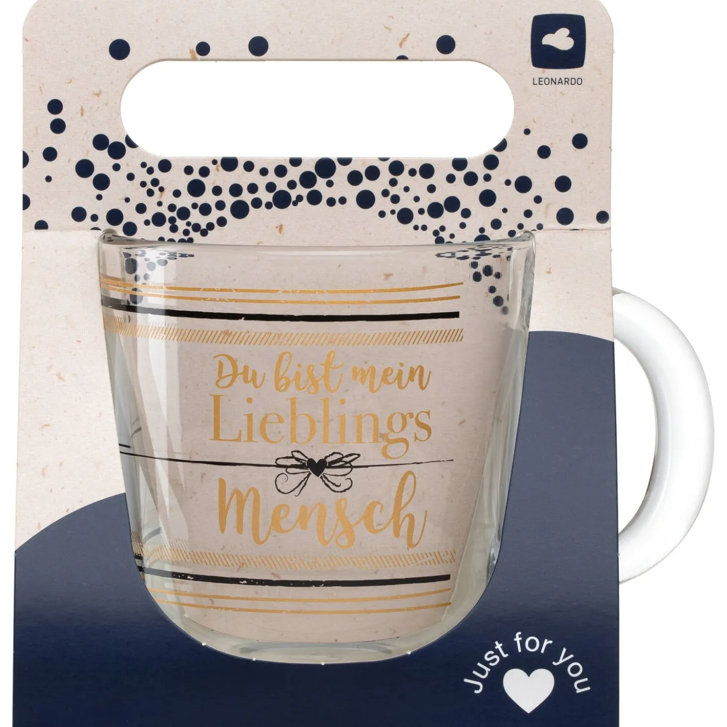 Tasse EMOZIONE 400 ml 'Du bist mein Lieblingsmensch'