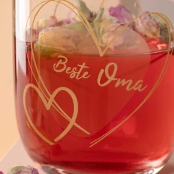 Tasse EMOZIONE 400 ml gelb 'Beste Oma'