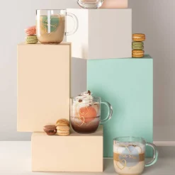 Tasse EMOZIONE 400 ml türkis 'Du bist wundervoll'