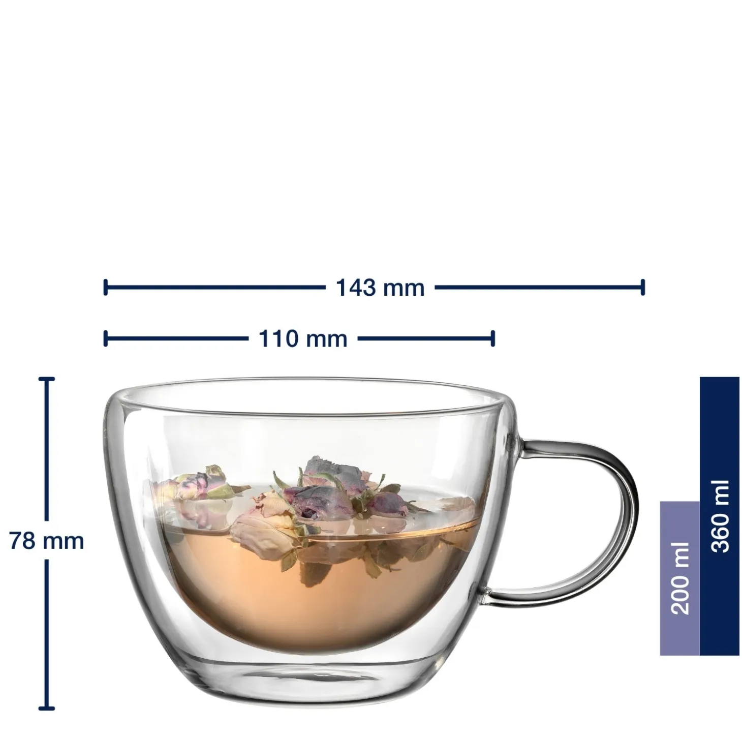 Teetasse DUO 360 ml 2er-Set