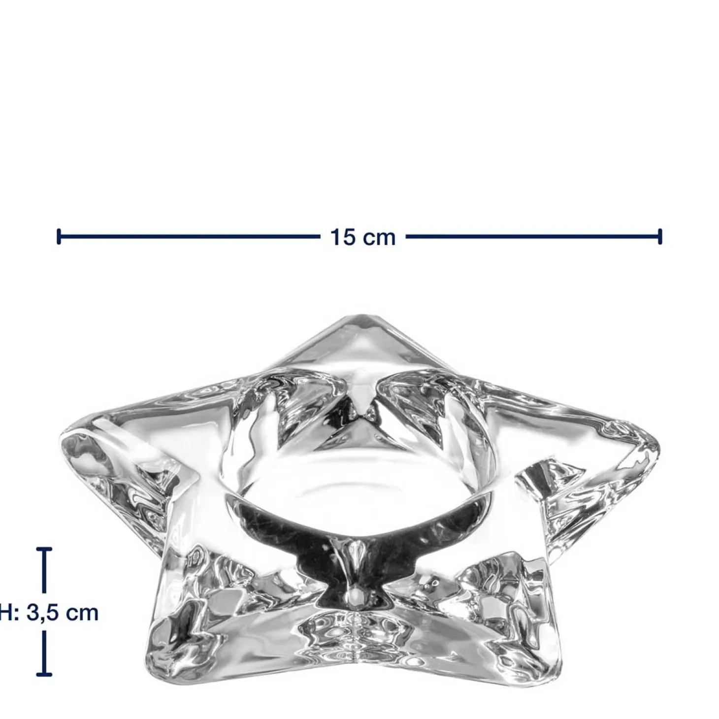 Tischlicht 15cm Stern AUTENTICO