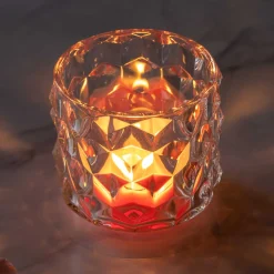 Tischlicht POESIA 10 cm große Rauten