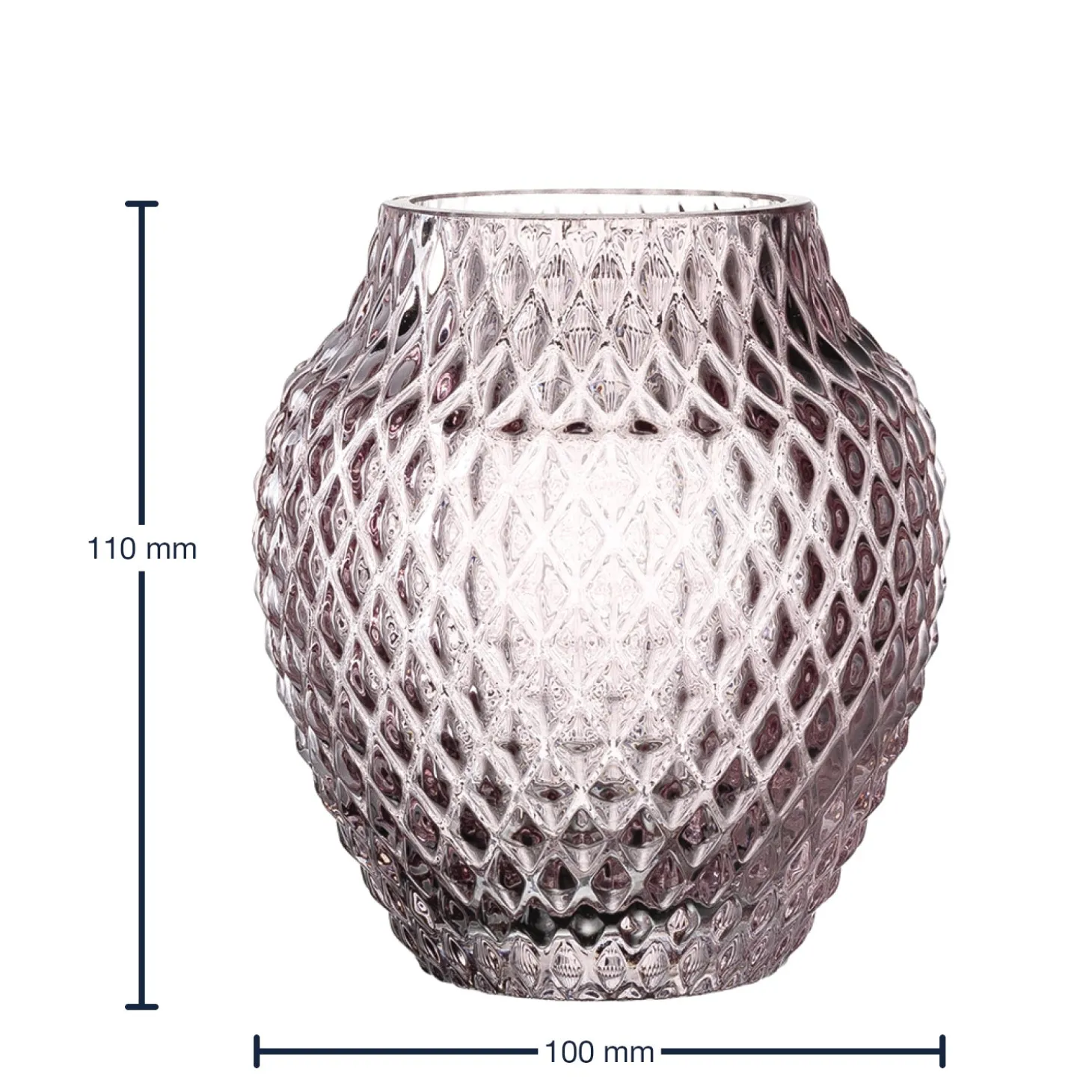 Tischvase POESIA 11 cm viola