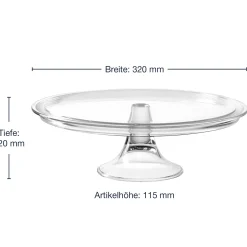 Tortenplatte auf Fuß CIAO 32 cm