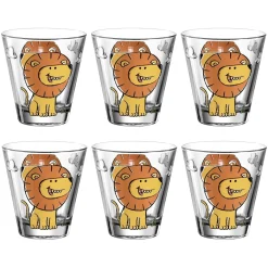 Trinkglas BAMBINI 215 ml Löwe 6er-Set