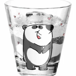 Trinkglas BAMBINI 215 ml Panda 6er-Set