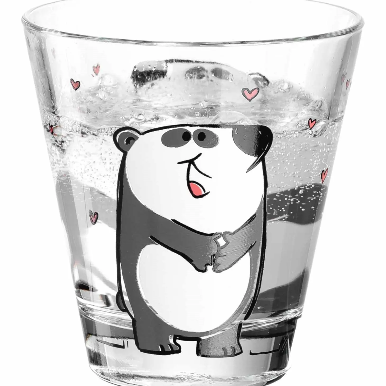 Trinkglas BAMBINI 215 ml Panda 6er-Set