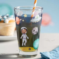 Trinkglas BAMBINI AVVENTURA 300 ml Weltall 6er-Set