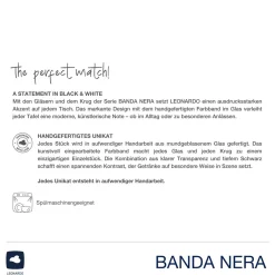 Trinkglas BANDA NERA 300ml 2er-Set