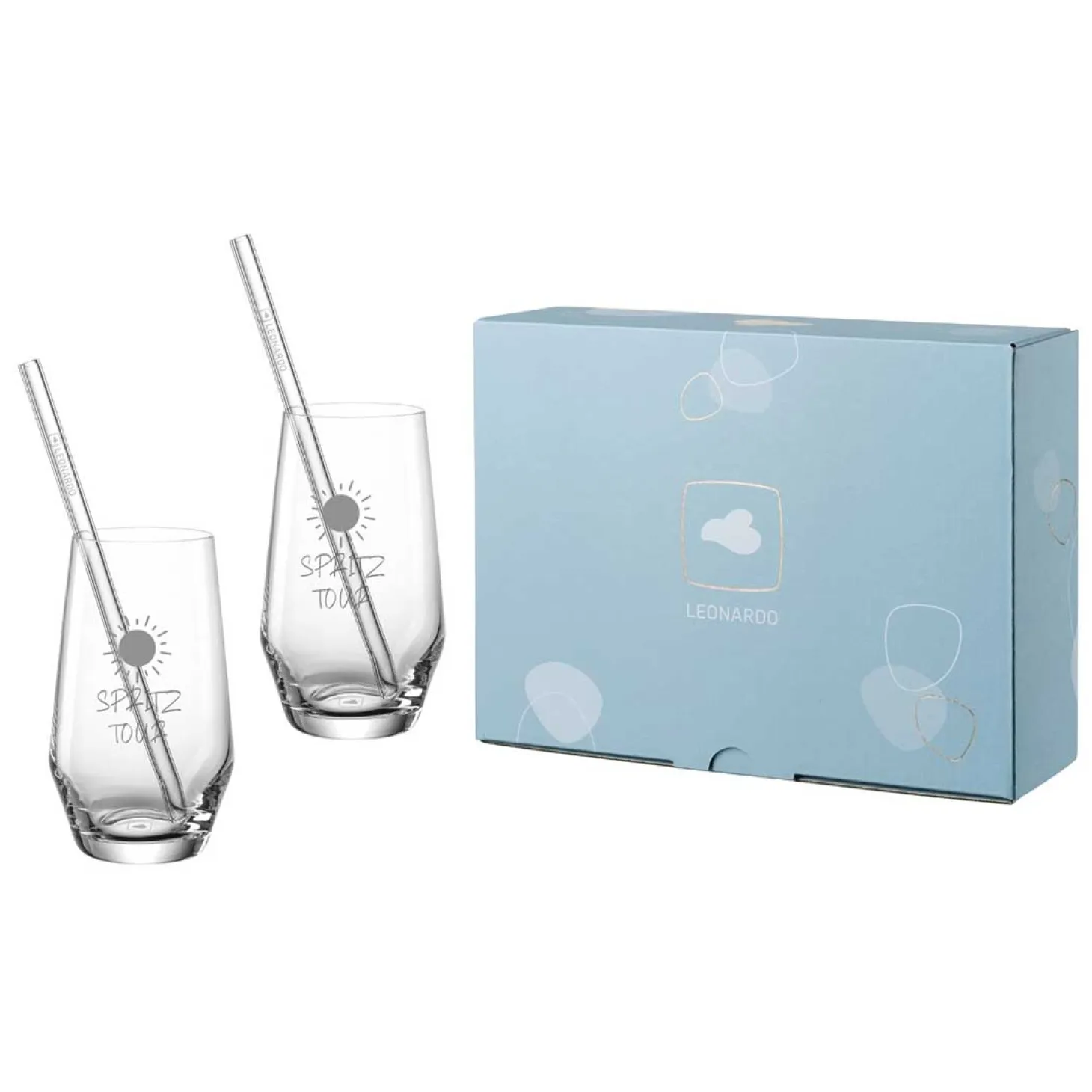 Trinkglas Geschenkset PUCCINI 5-teilig 365 ml mit persönlicher Gravur