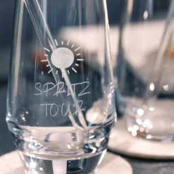 Trinkglas Geschenkset PUCCINI 5-teilig 365 ml mit persönlicher Gravur
