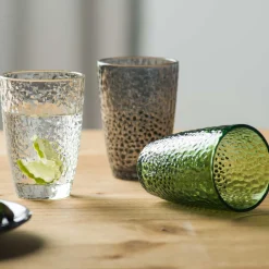 Trinkglas MATERA 340 ml anthrazit 4er-Set