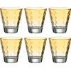 Trinkglas OPTIC 215 ml apricot 6er-Set