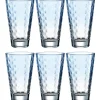 Trinkglas OPTIC 300 ml hellblau 6er-Set