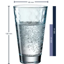 Trinkglas OPTIC 300 ml hellblau 6er-Set