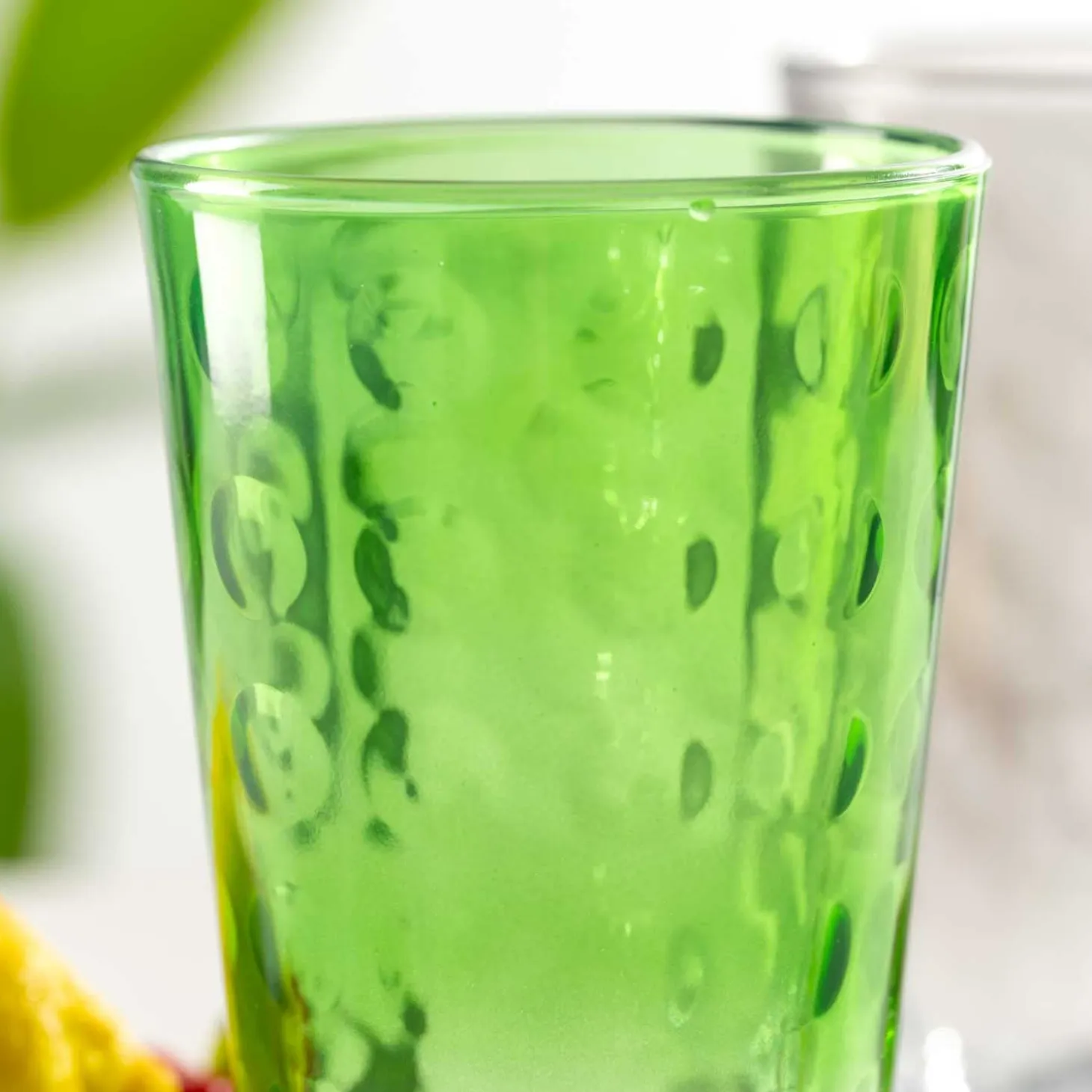 Trinkglas OPTIC 540 ml hellgrün 4er Set