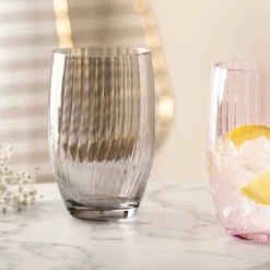 Trinkglas POESIA 460 ml grau 6er-Set