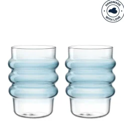 Trinkglas SOLE 440 ml blau 2er-Set