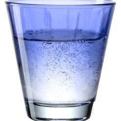 Trinkglas TWIST 215 ml blau 4er-Set