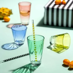 Trinkglas TWIST 215 ml blau 4er-Set