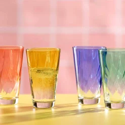 Trinkglas TWIST 300 ml gelb 4er-Set