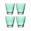 Trinkglas TWIST 215 ml grün 4er-Set