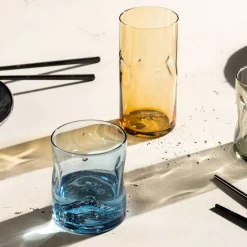 Trinkglas VESUVIO 300 ml blau 4er-Set