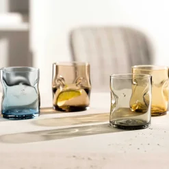 Trinkglas VESUVIO 300 ml farbig 4er-Set