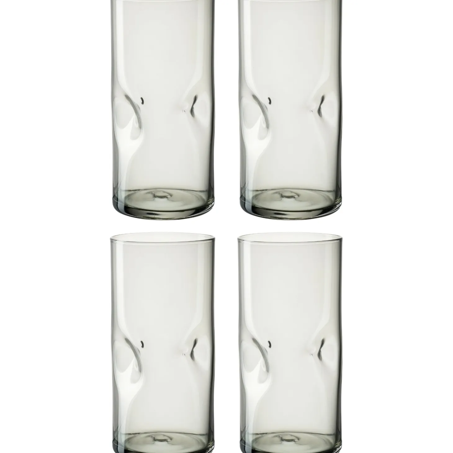 Trinkglas VESUVIO 330 ml grau 4er-Set