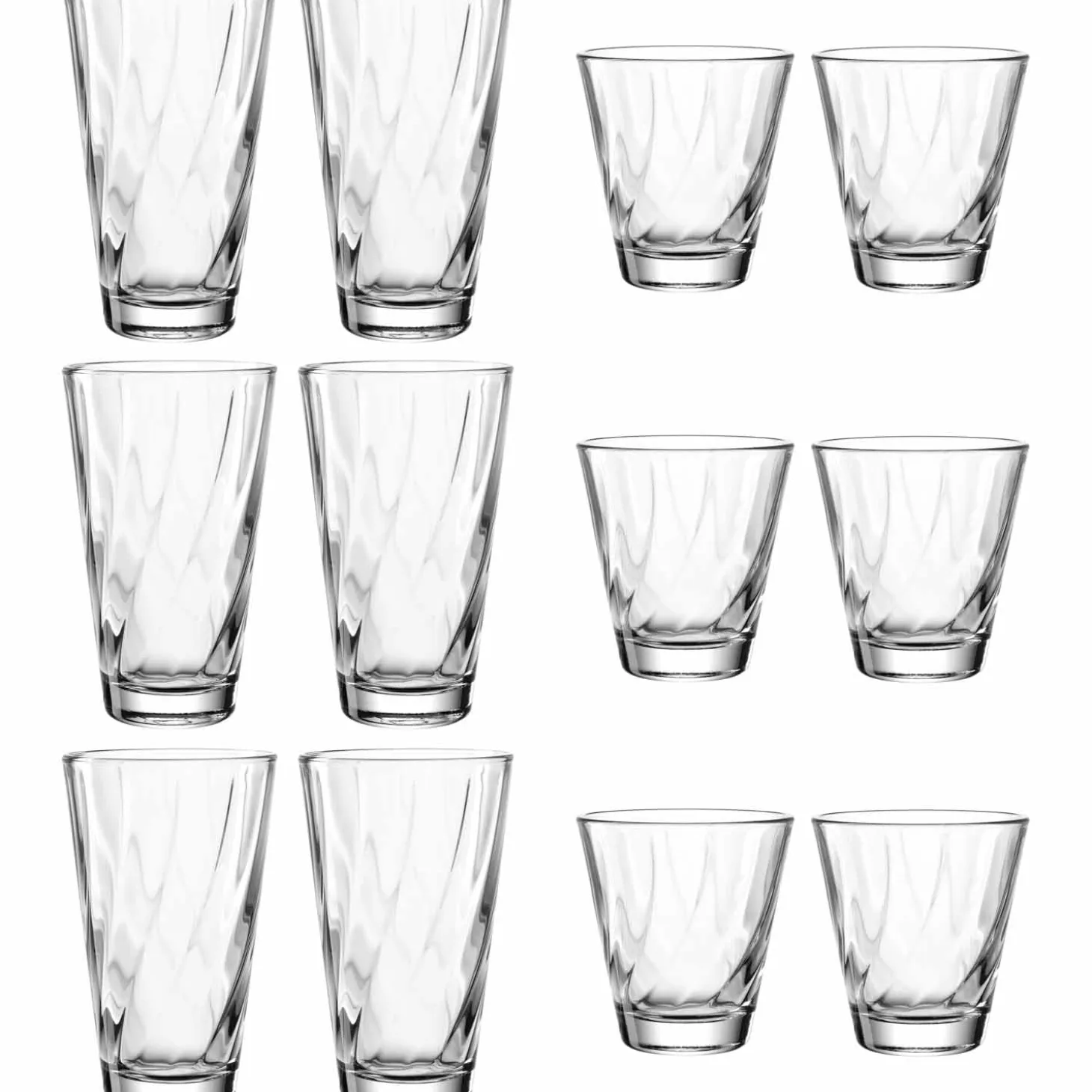 Trinkglasset TWIST 12-teilig