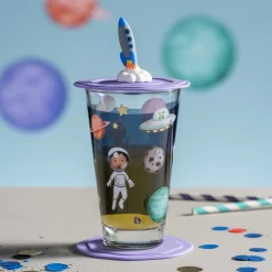 Trinkset BAMBINI AVVENTURA 3-teilig 300 ml Weltall